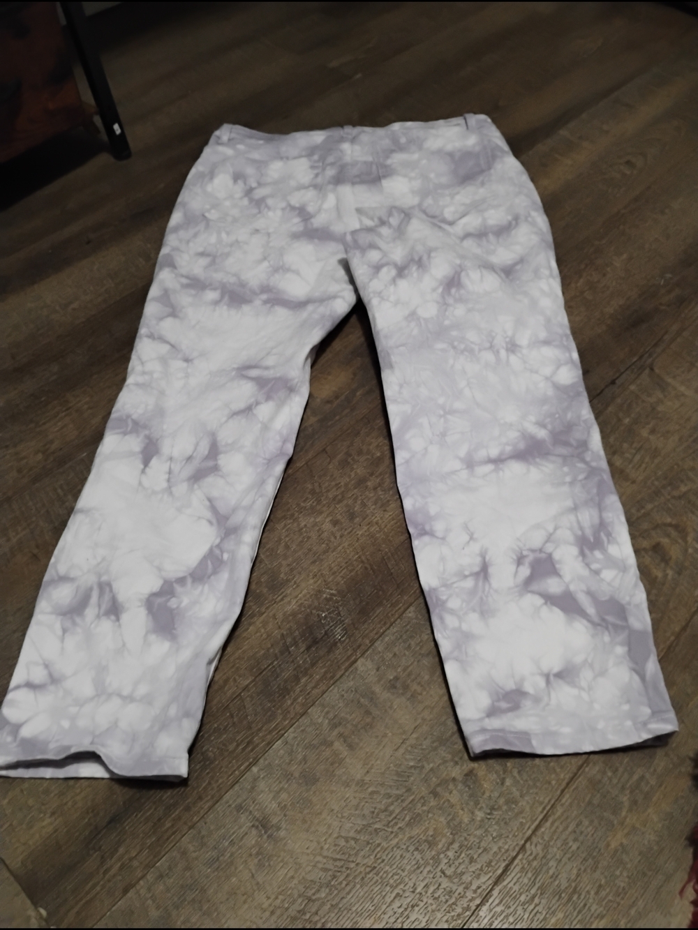 Women's Size 14 Tie-Dye Lavender Straight Leg Jeans Buy Soft Surroundings